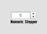 Использование компонента UI Numeric Stepper